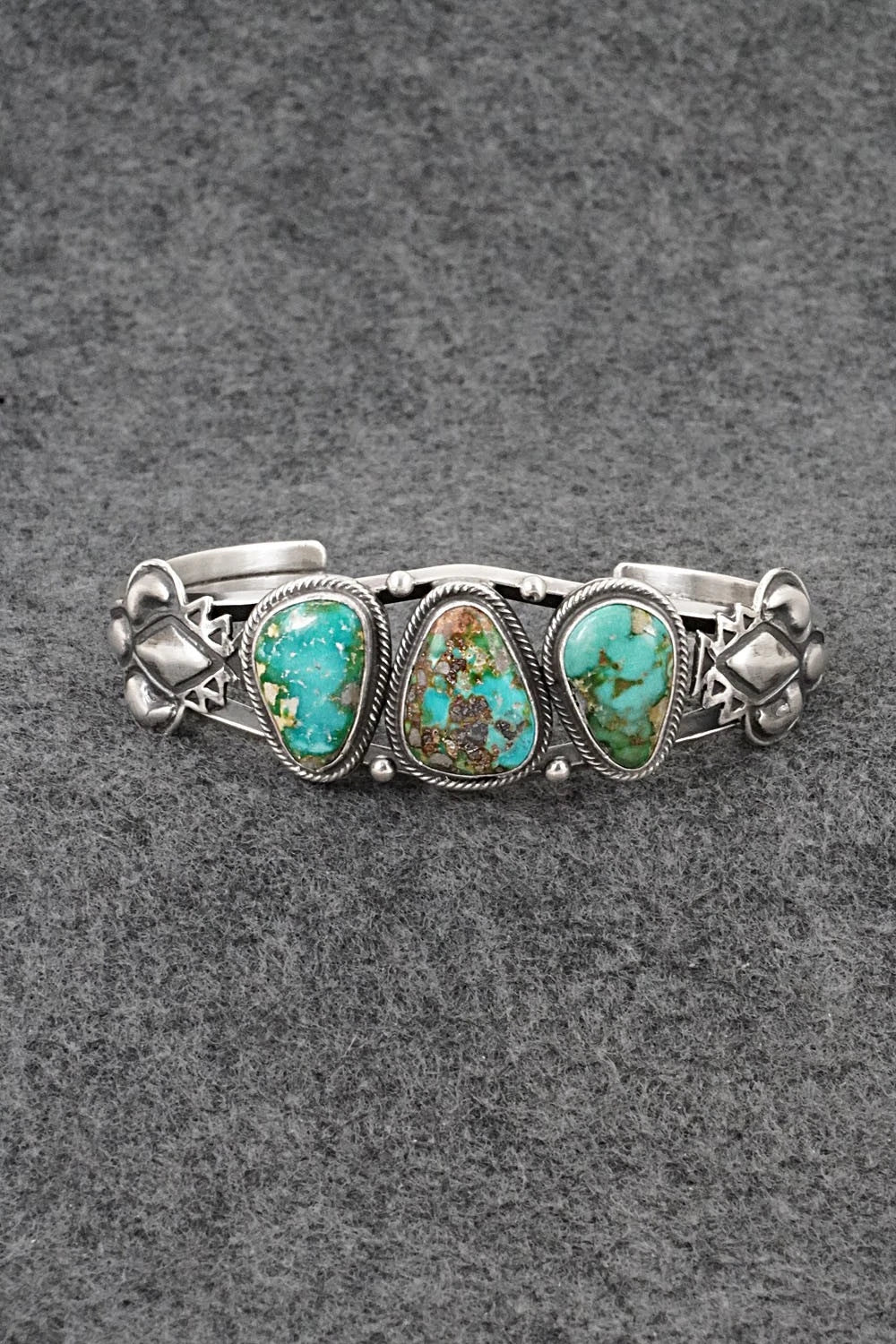 Turquoise & Sterling Silver Bracelet - Sharon McCarthy