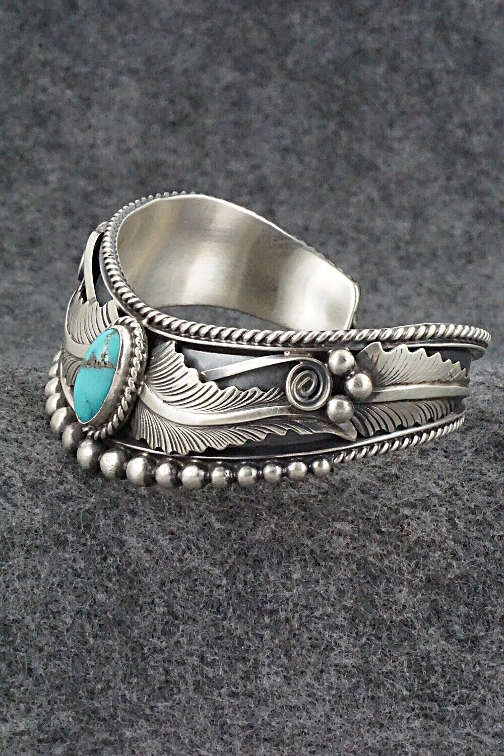 Turquoise & Sterling Silver Bracelet - Tom Lewis