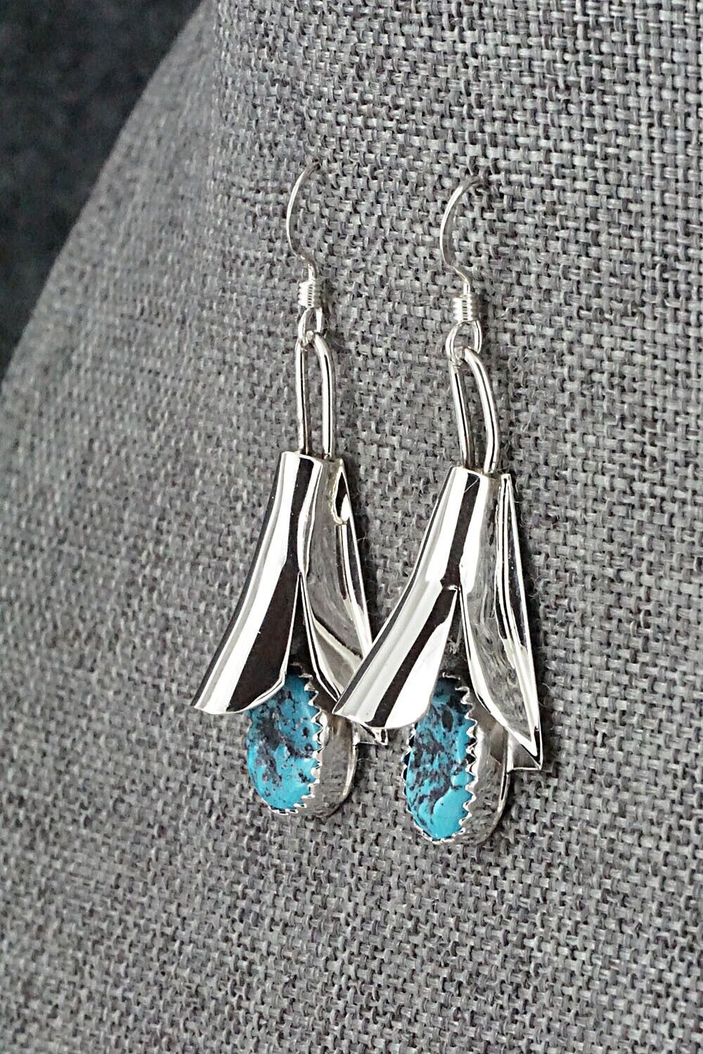 Turquoise & Sterling Silver Squash Blossom Set - Louise Yazzie
