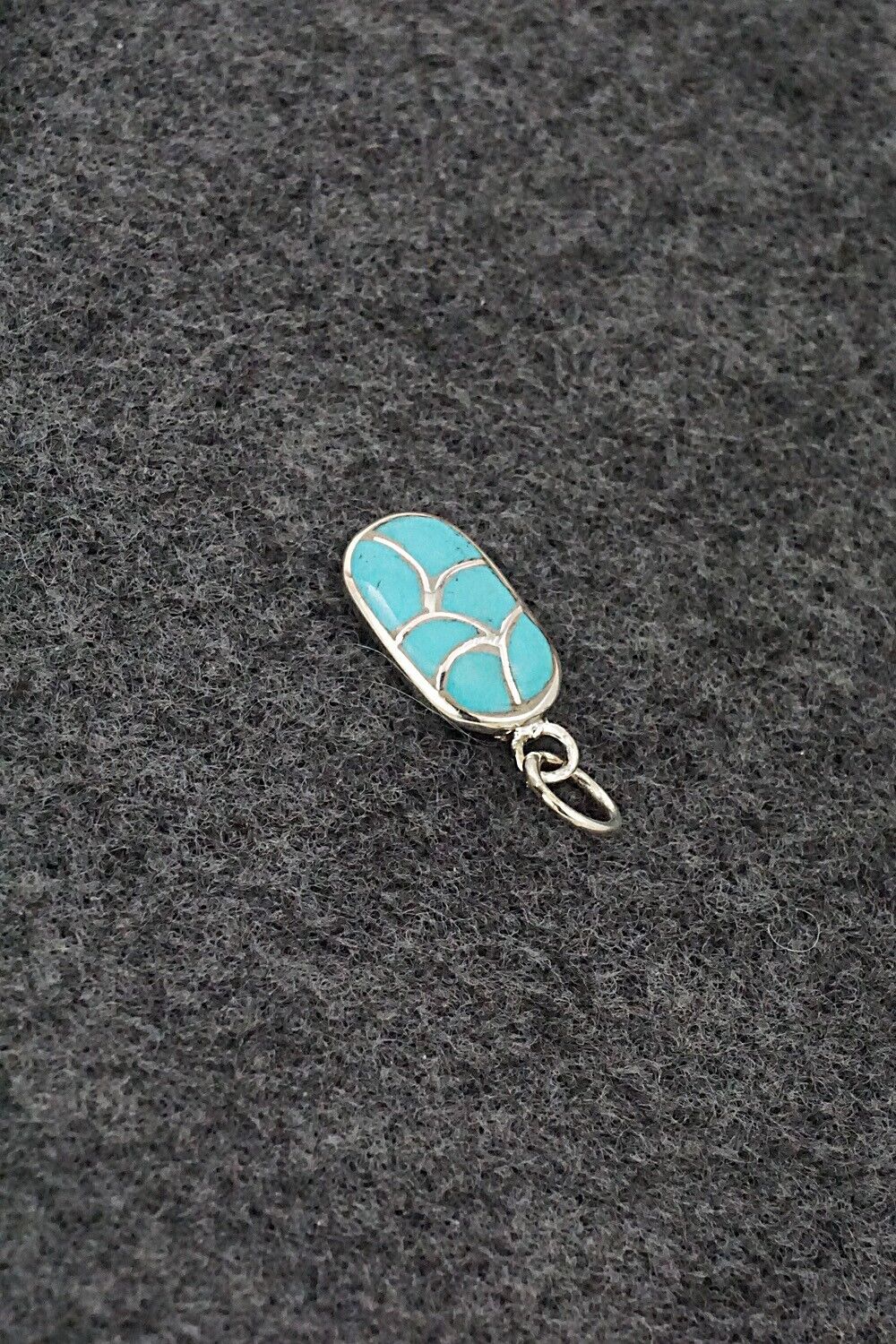 Turquoise & Sterling Silver Pendant - Orena Leekya