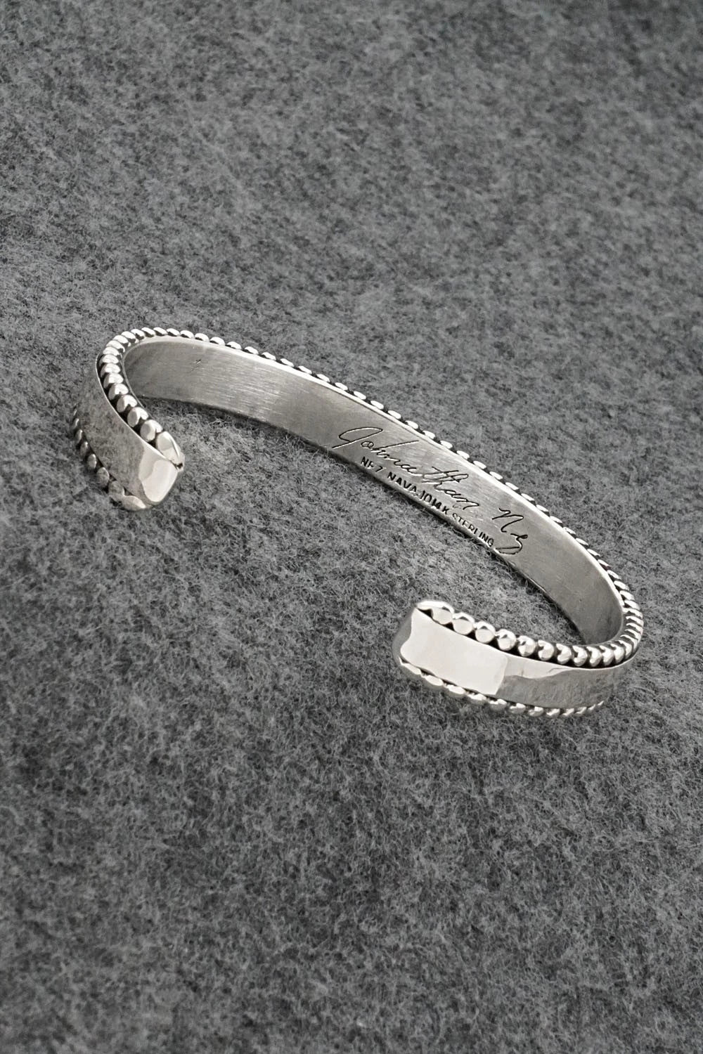 Sterling Silver and 14k Gold Bracelet - Jonathan Nez