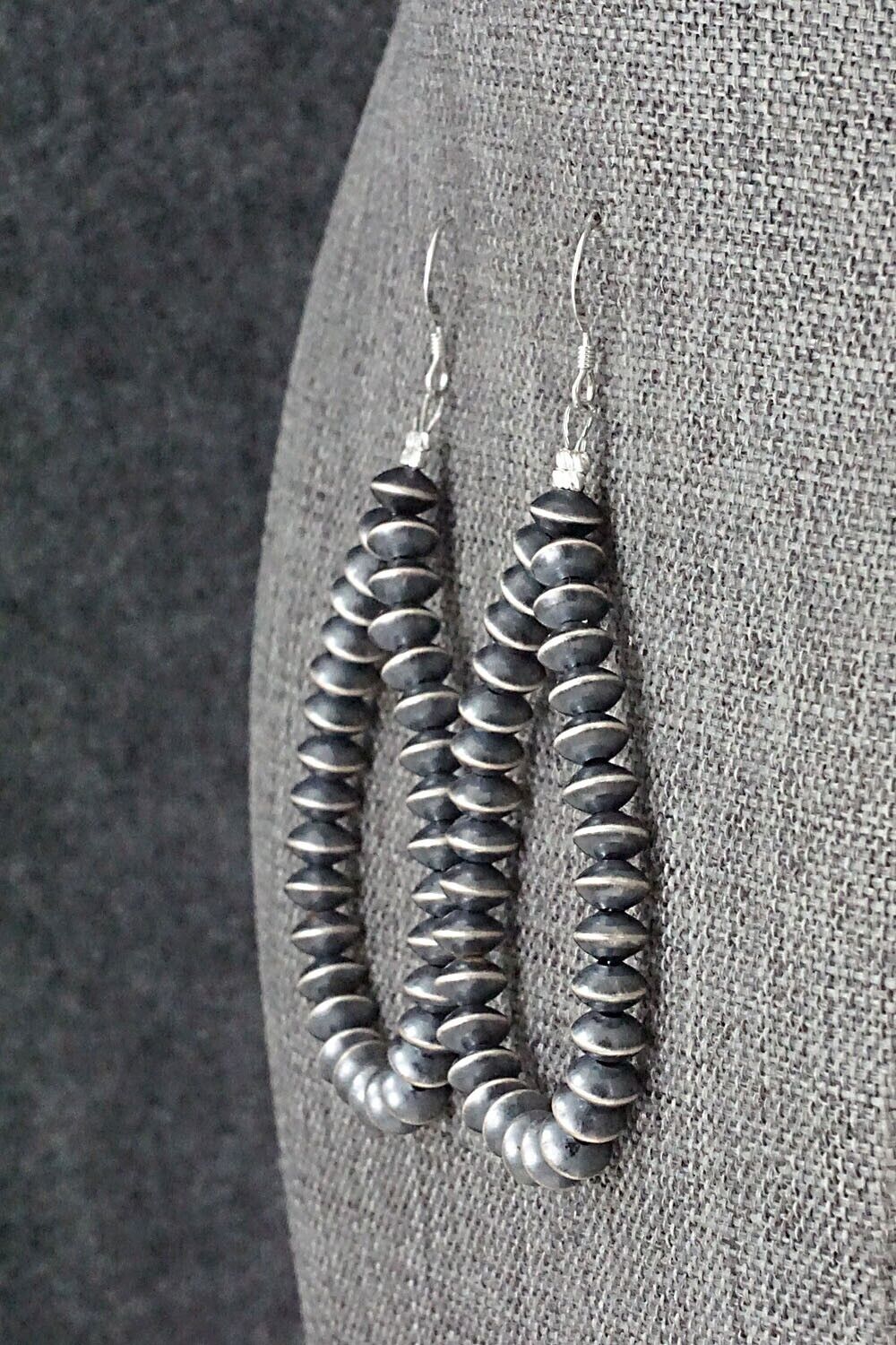 Sterling Silver Beaded Earrings - Louise Joe