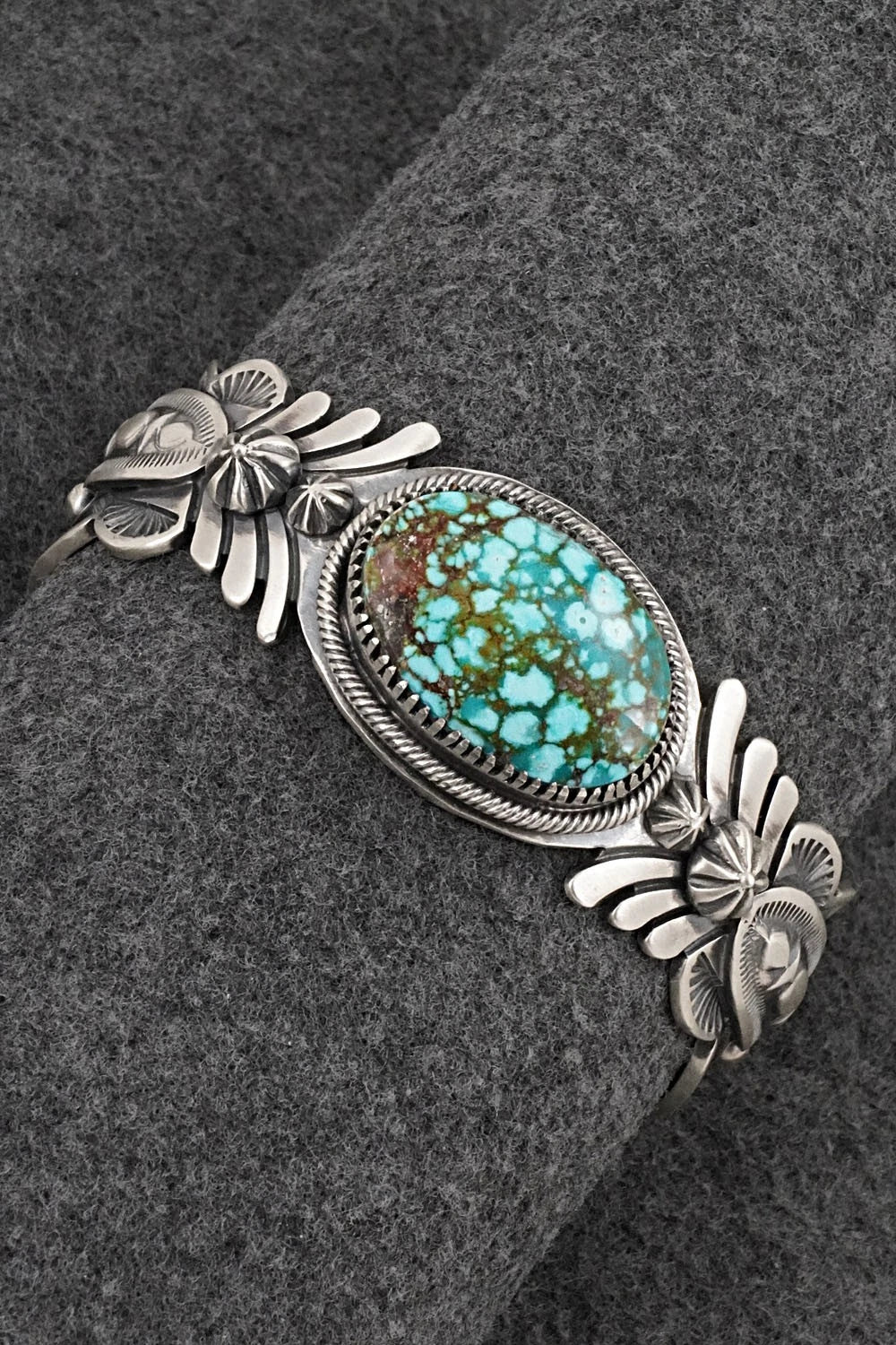 Turquoise & Sterling Silver Bracelet - Mark Yazzie