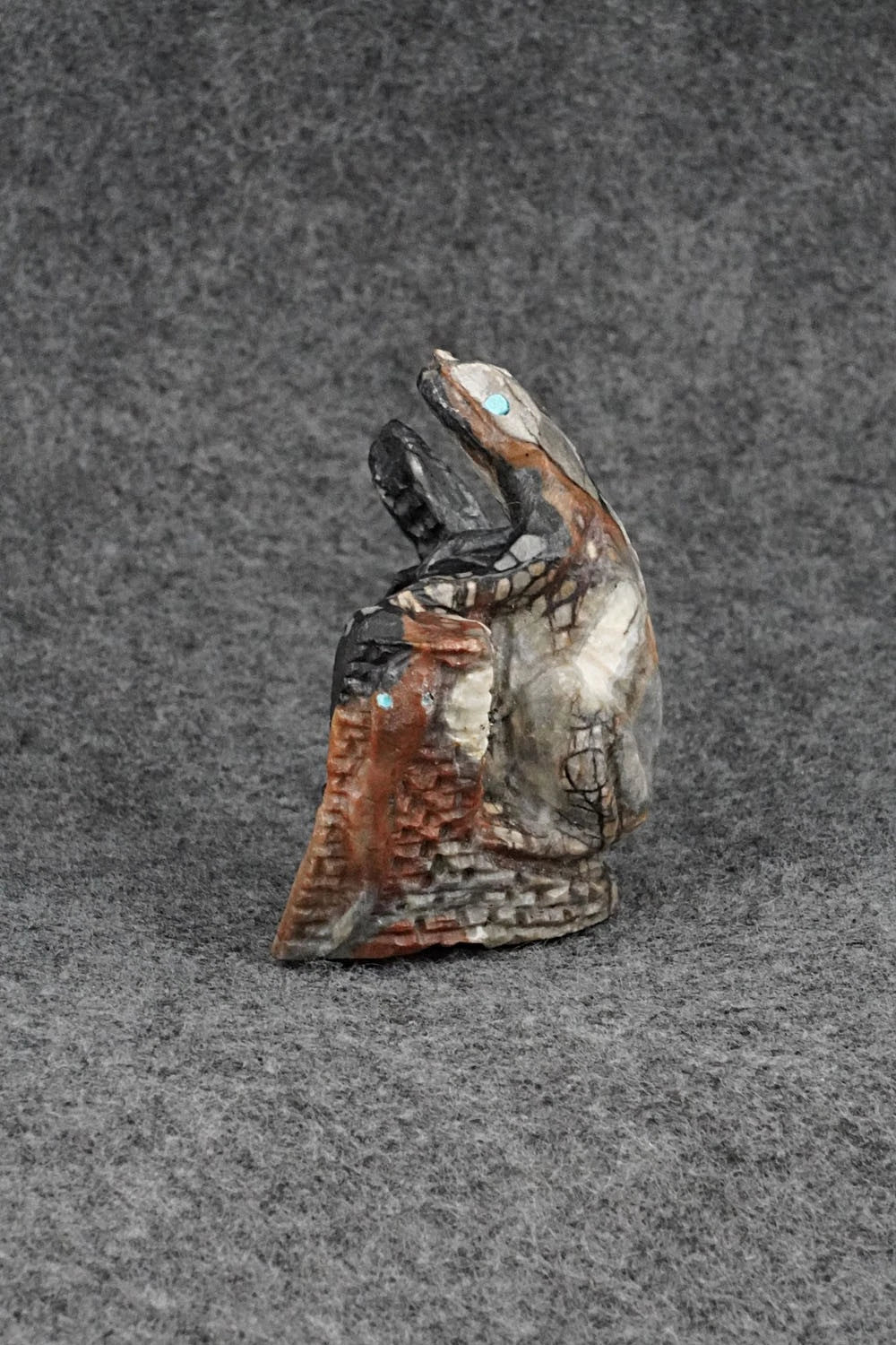 Frog Zuni Fetish Carving - Herbert Him