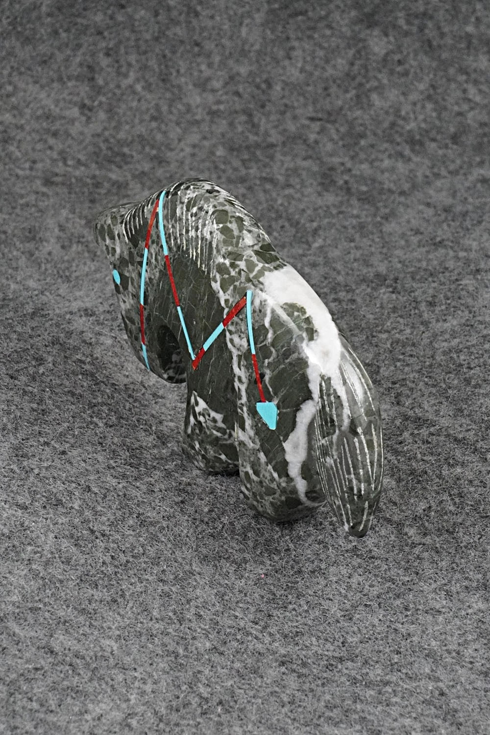 Horse Zuni Fetish Carving - Kenric Laiwakete