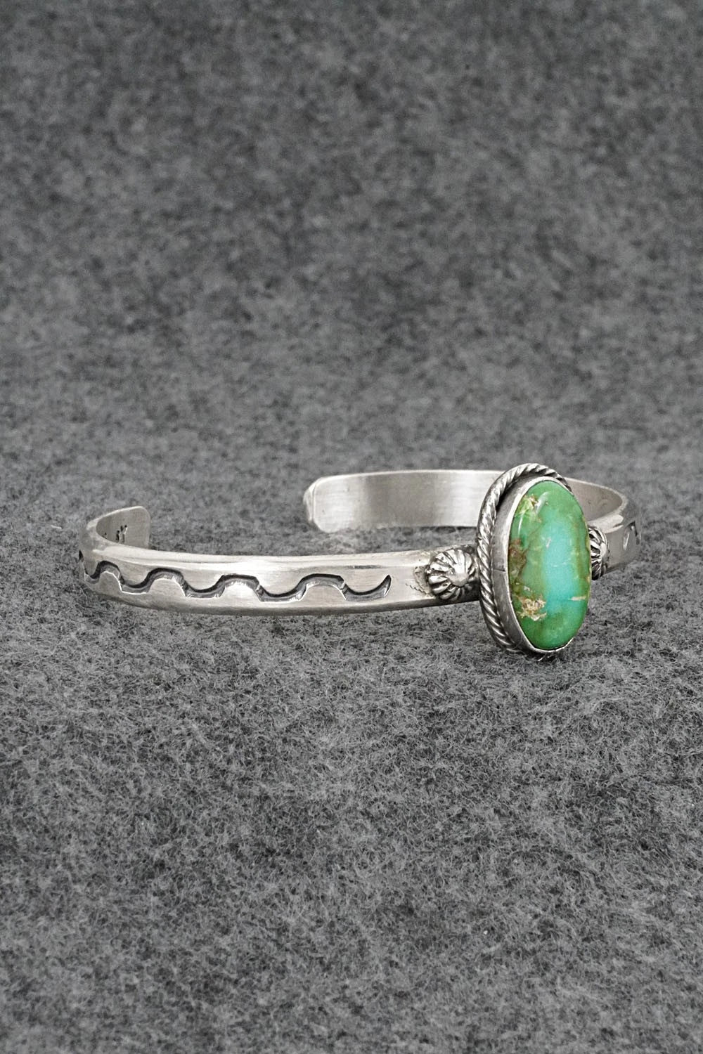 Turquoise & Sterling Silver Bracelet - Samuel Yellowhair