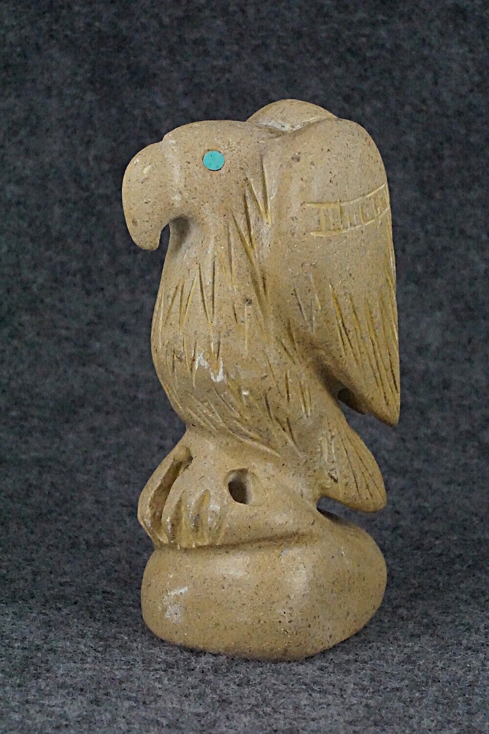 Eagle Zuni Fetish Carving - Daniel Chattin