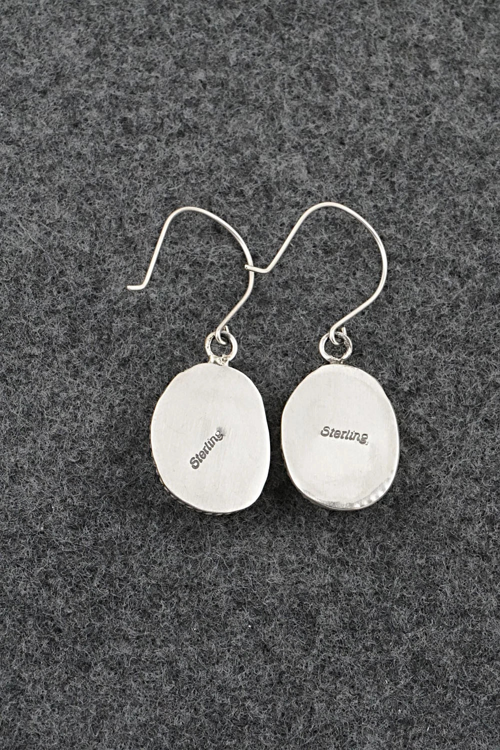 Turquoise & Sterling Silver Earrings - Rosemary Saunders