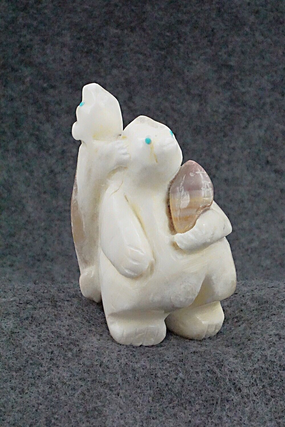 Bear with Cub Zuni Fetish Carving - Ariane Quam