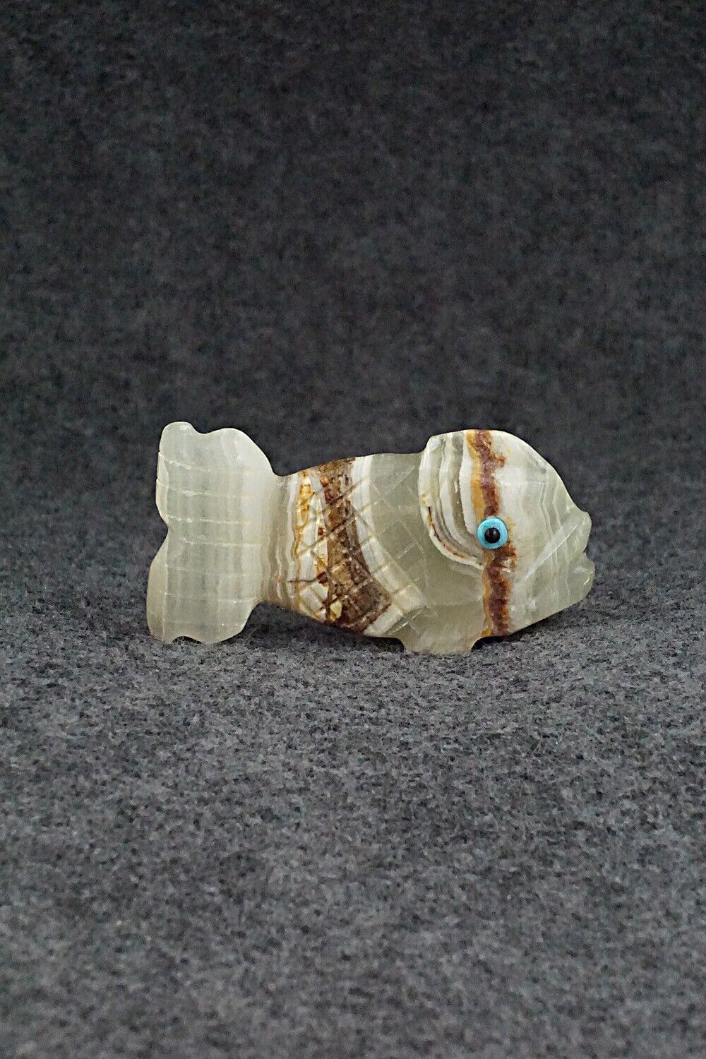 Fish Zuni Fetish Carving - Danette Laate