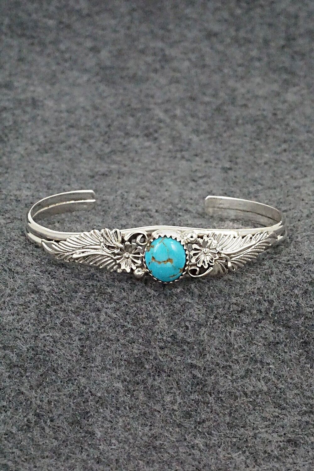 Turquoise & Sterling Silver Bracelet - Harris Largo