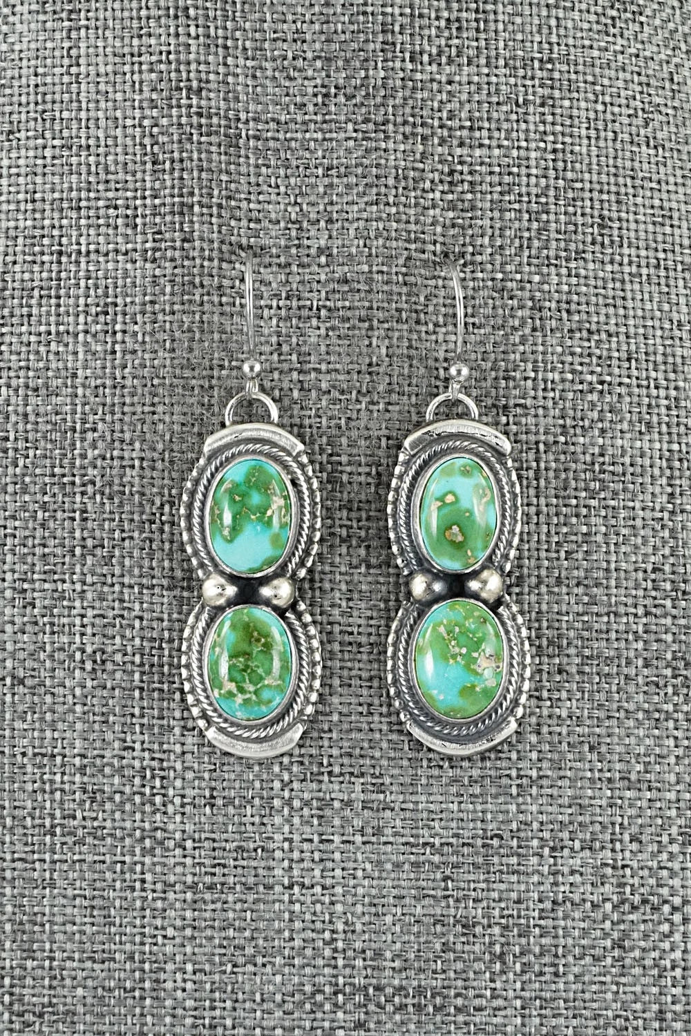 Turquoise & Sterling Silver Squash Blossom Set - Kathleen Livingston