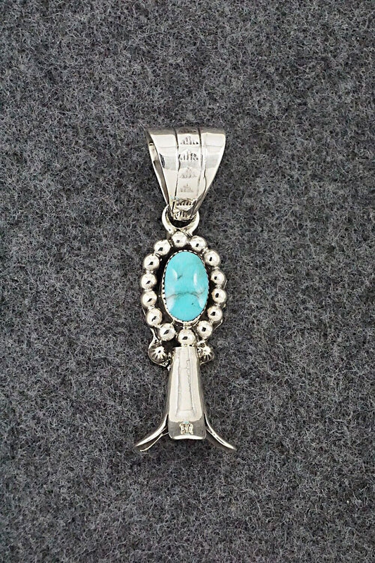 Turquoise & Sterling Silver Pendant - Patsy Lee