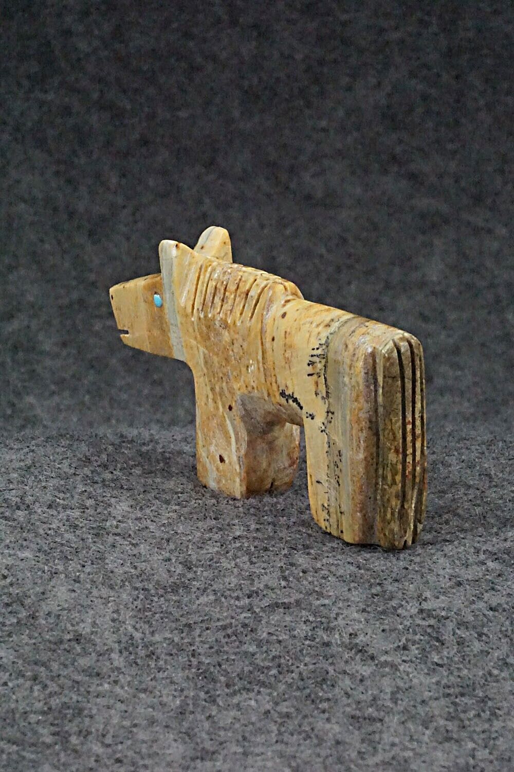 Horse Zuni Fetish Carving - Reynold Lunasee