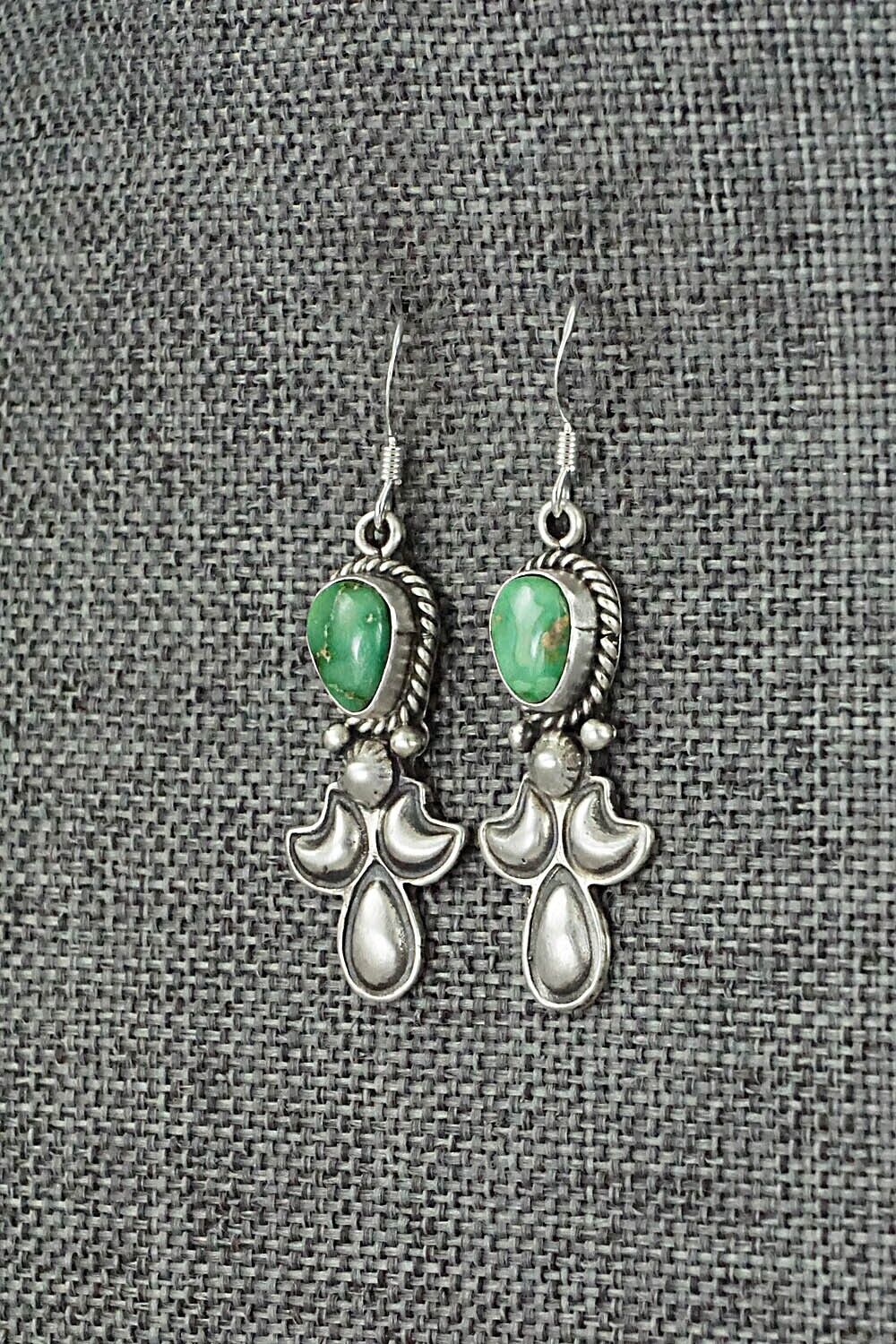 Turquoise & Sterling Silver Earrings - Verley Betone
