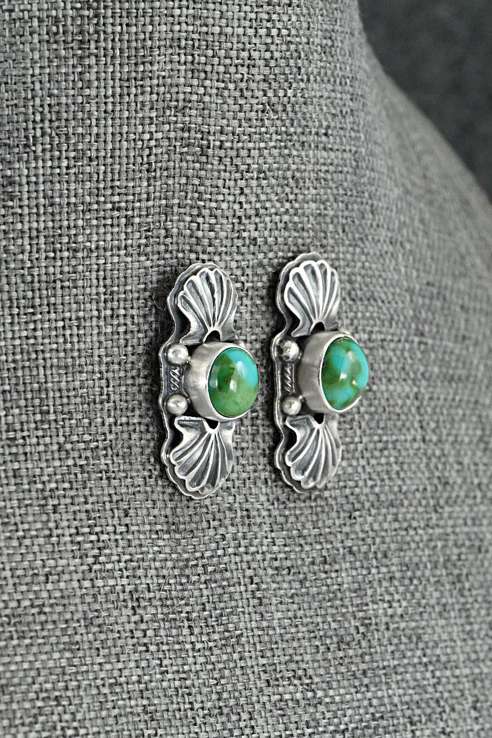 Turquoise & Sterling Silver Squash Blossom Set - Randy Boyd