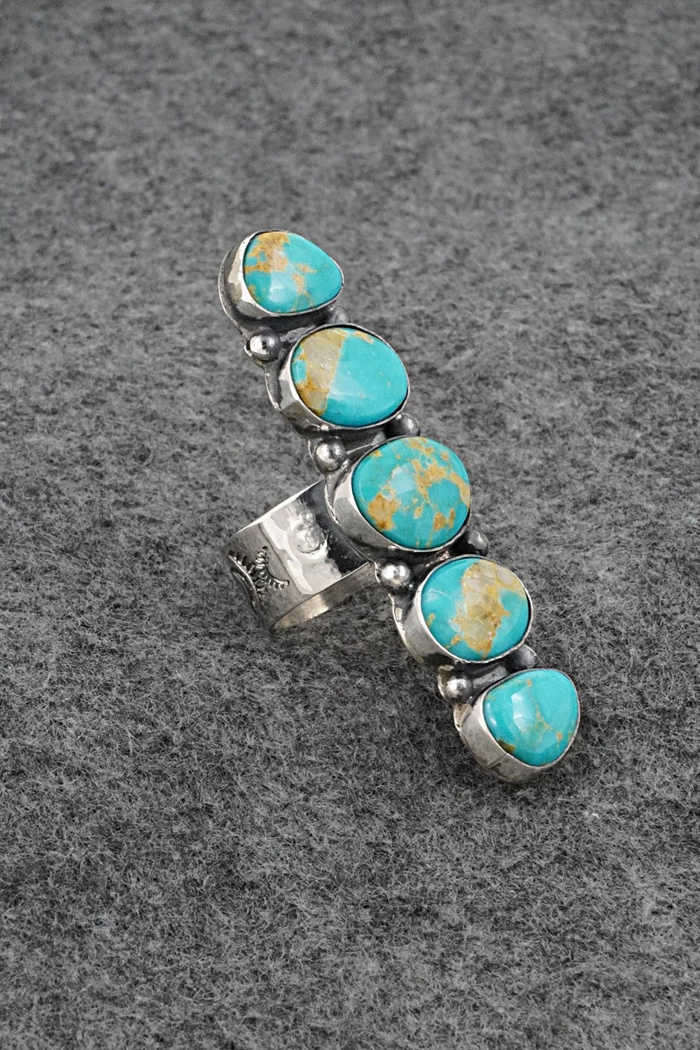 Turquoise & Sterling Silver Ring - Cody Noble - Size 8.5