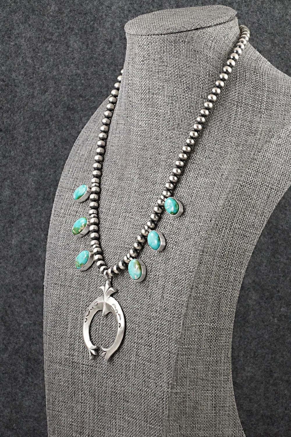 Turquoise & Sterling Silver Necklace - Latricia Largo