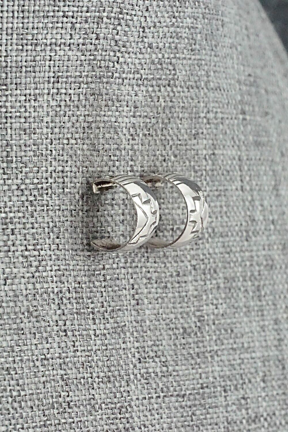 Sterling Silver Hoop Earrings - Nora Ashley