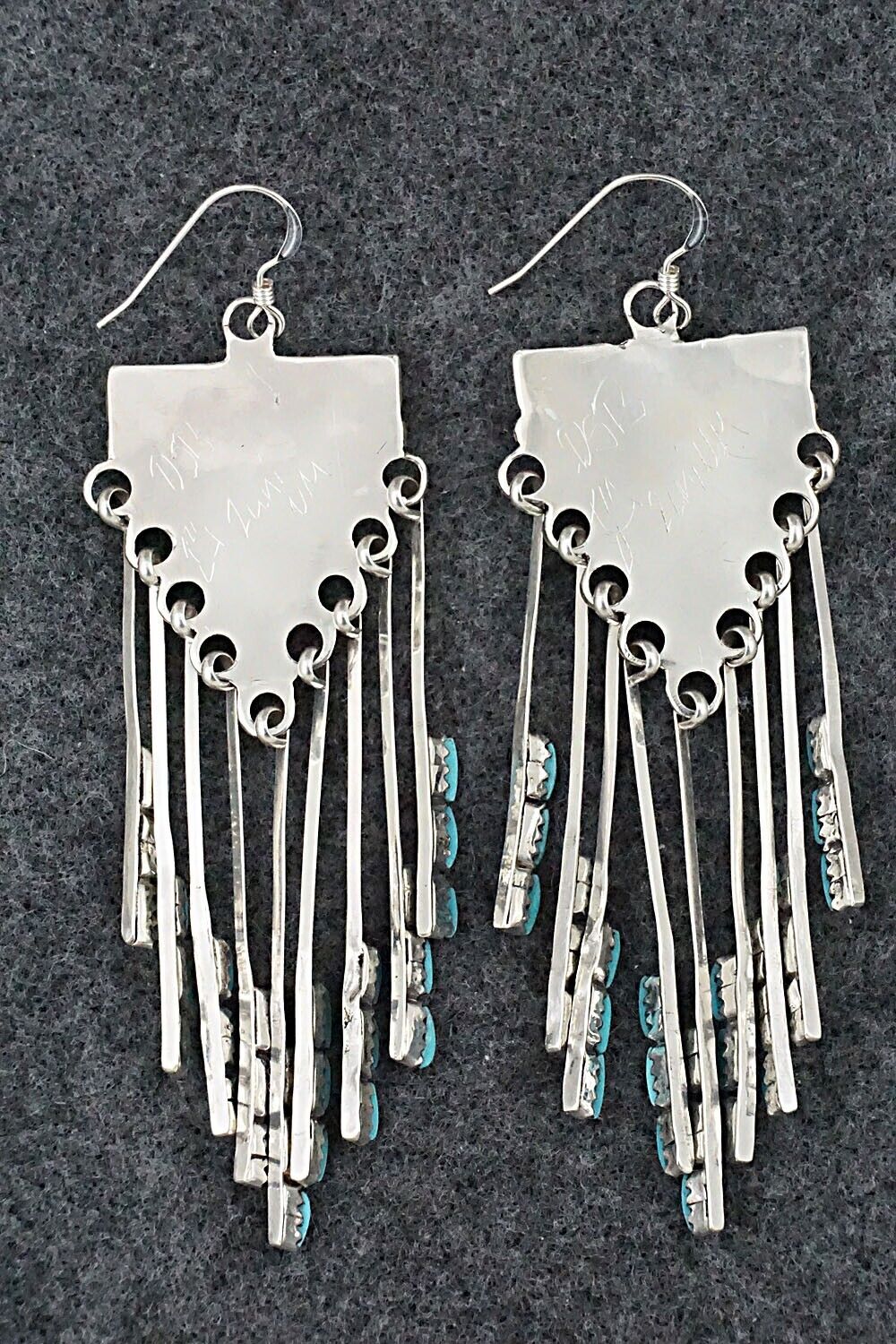 Turquoise & Sterling Silver Earrings - Darren Boone