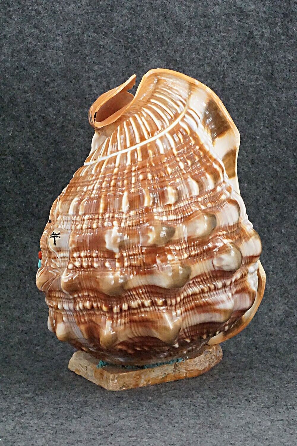 Corn Maiden & Eagle Zuni Fetish Carving - Gloria Chattin