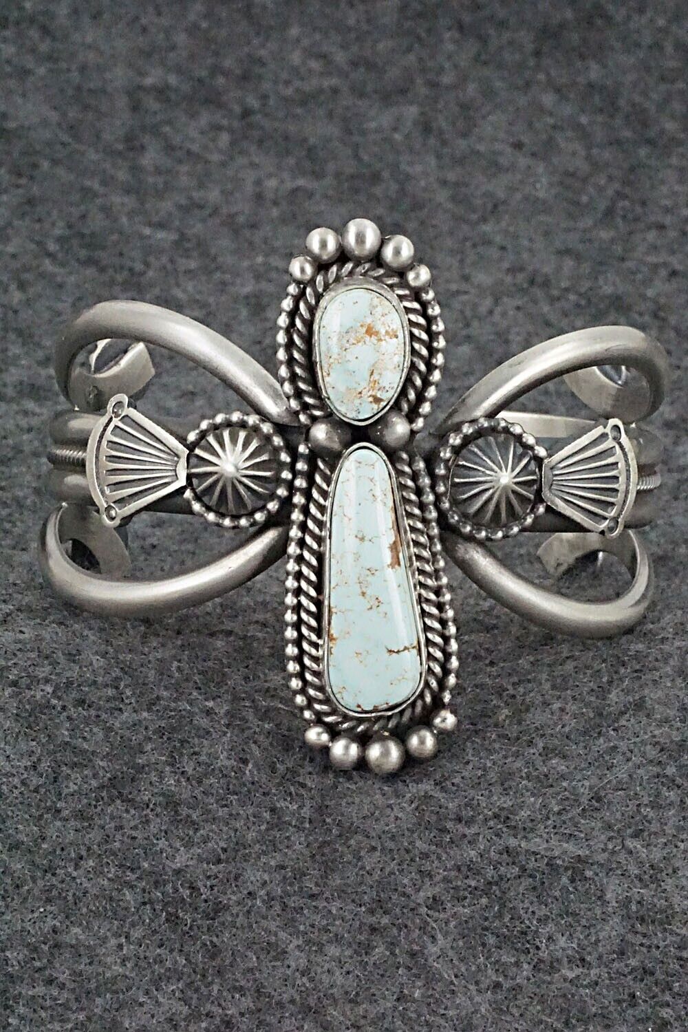 Turquoise & Sterling Silver Bracelet - Michael Calladitto