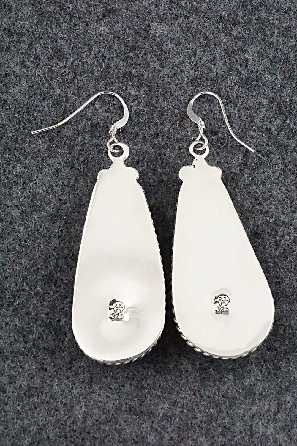 Turquoise & Sterling Silver Earrings - Brandon Belin