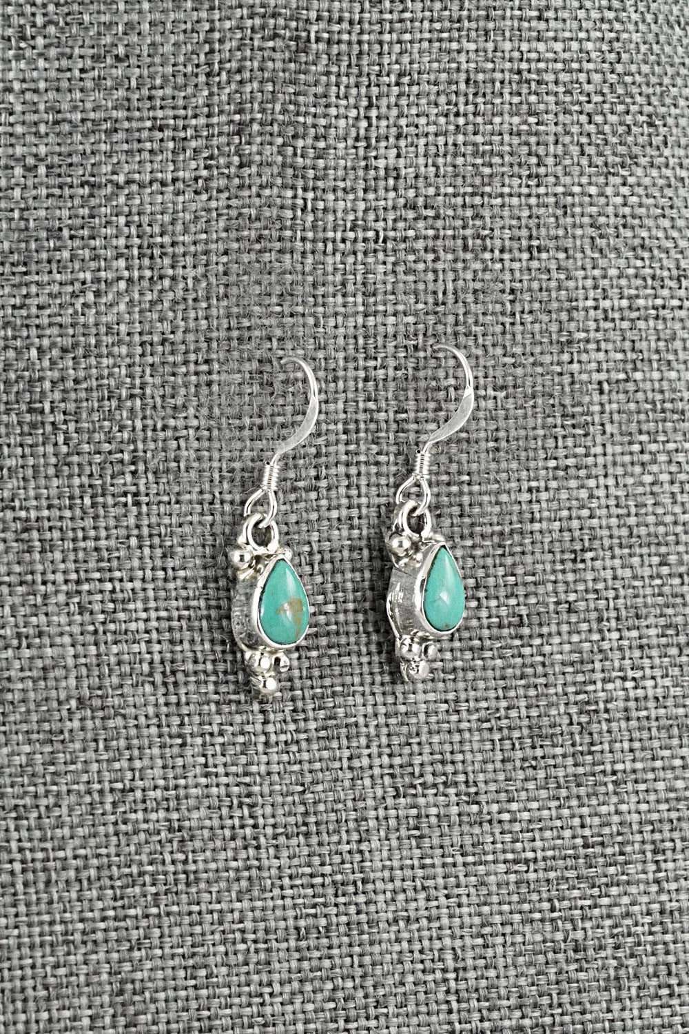 Turquoise and Sterling Silver Earrings - Sharon McCarthy