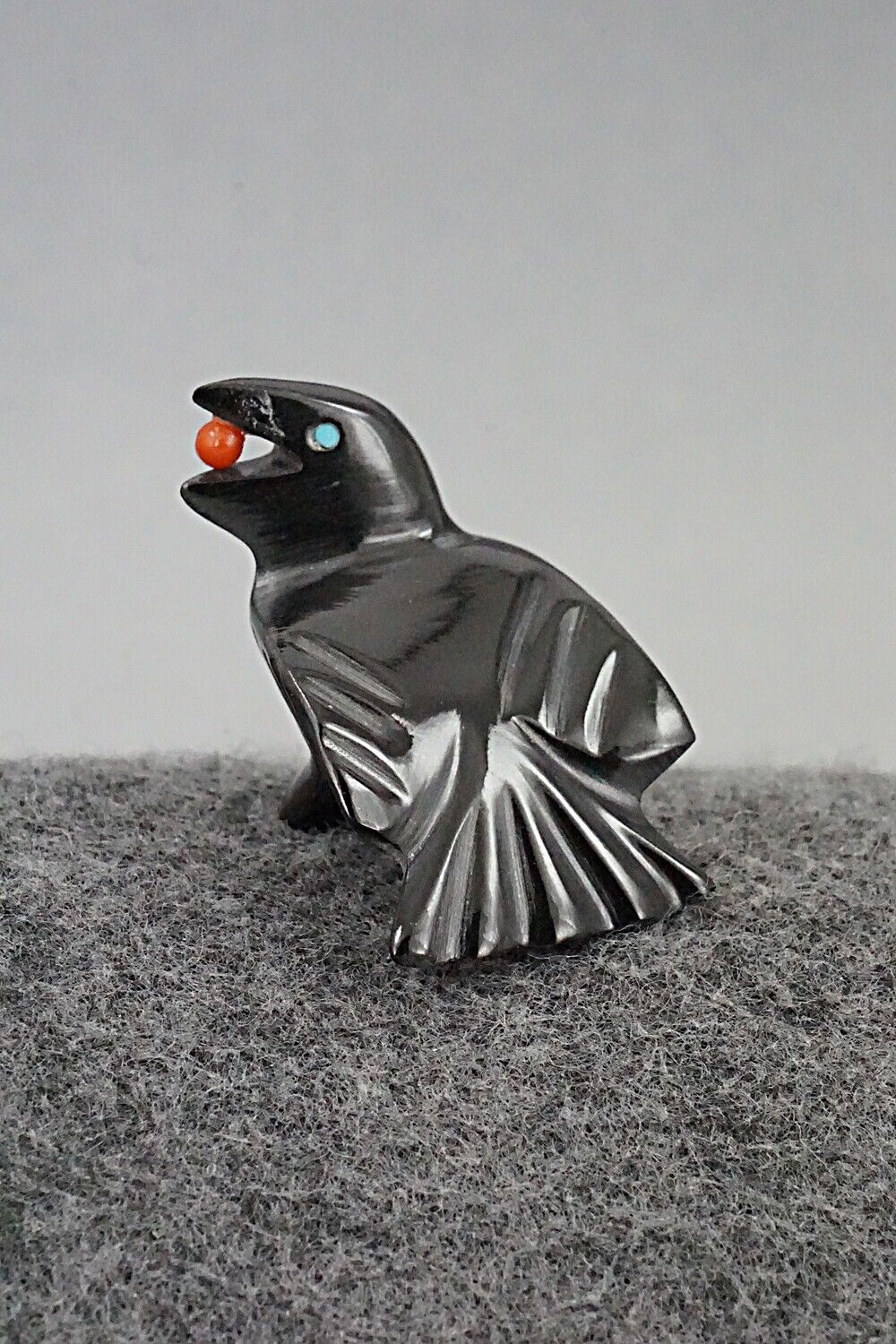 Crow Zuni Fetish Carving - Calvert Bowannie
