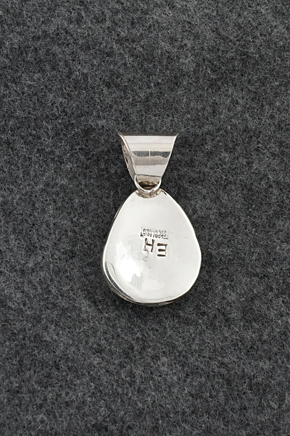 Turquoise & Sterling Silver Pendant - Ernest Hawthorne