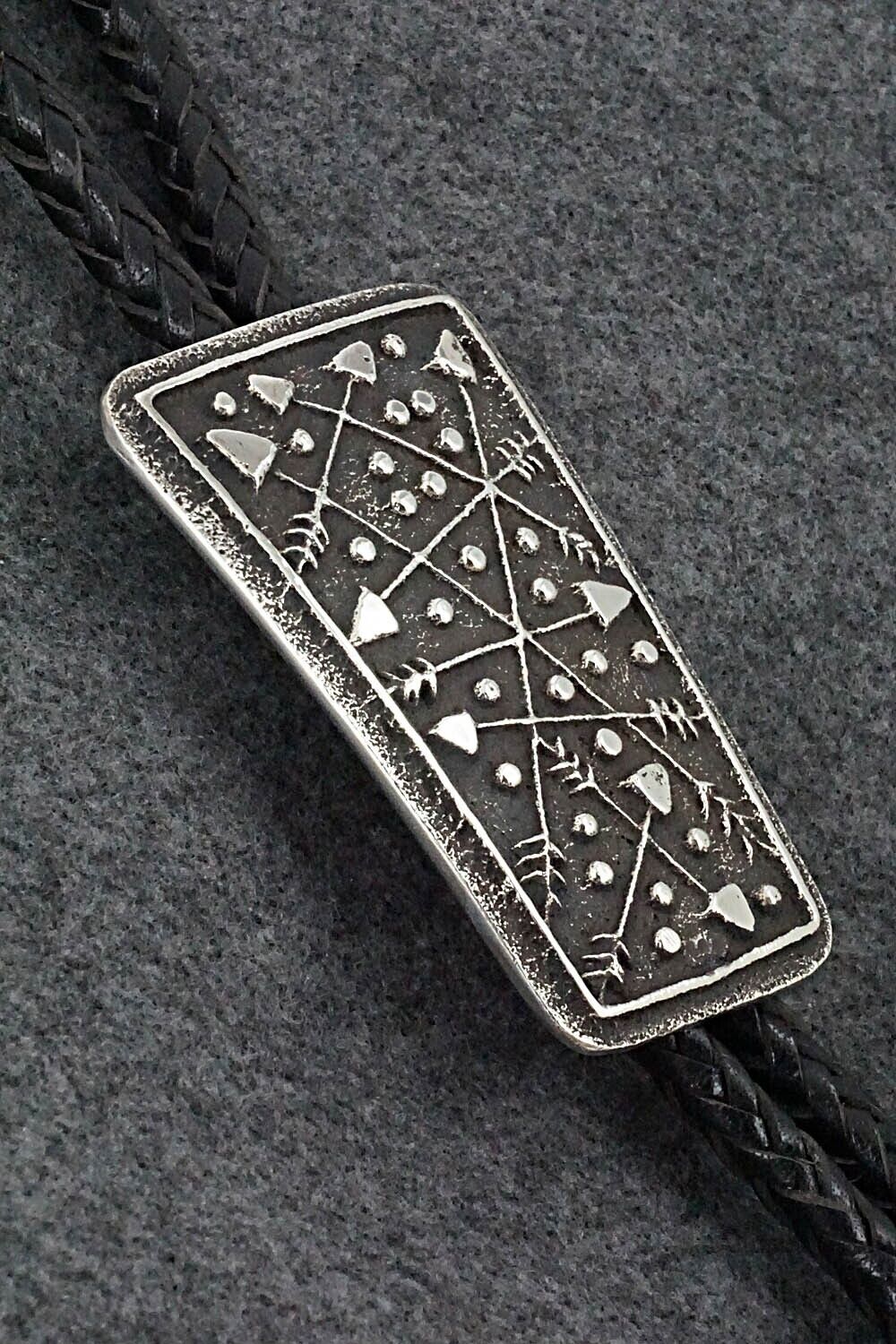 Sterling Silver Bolo Tie - Delbert Arviso