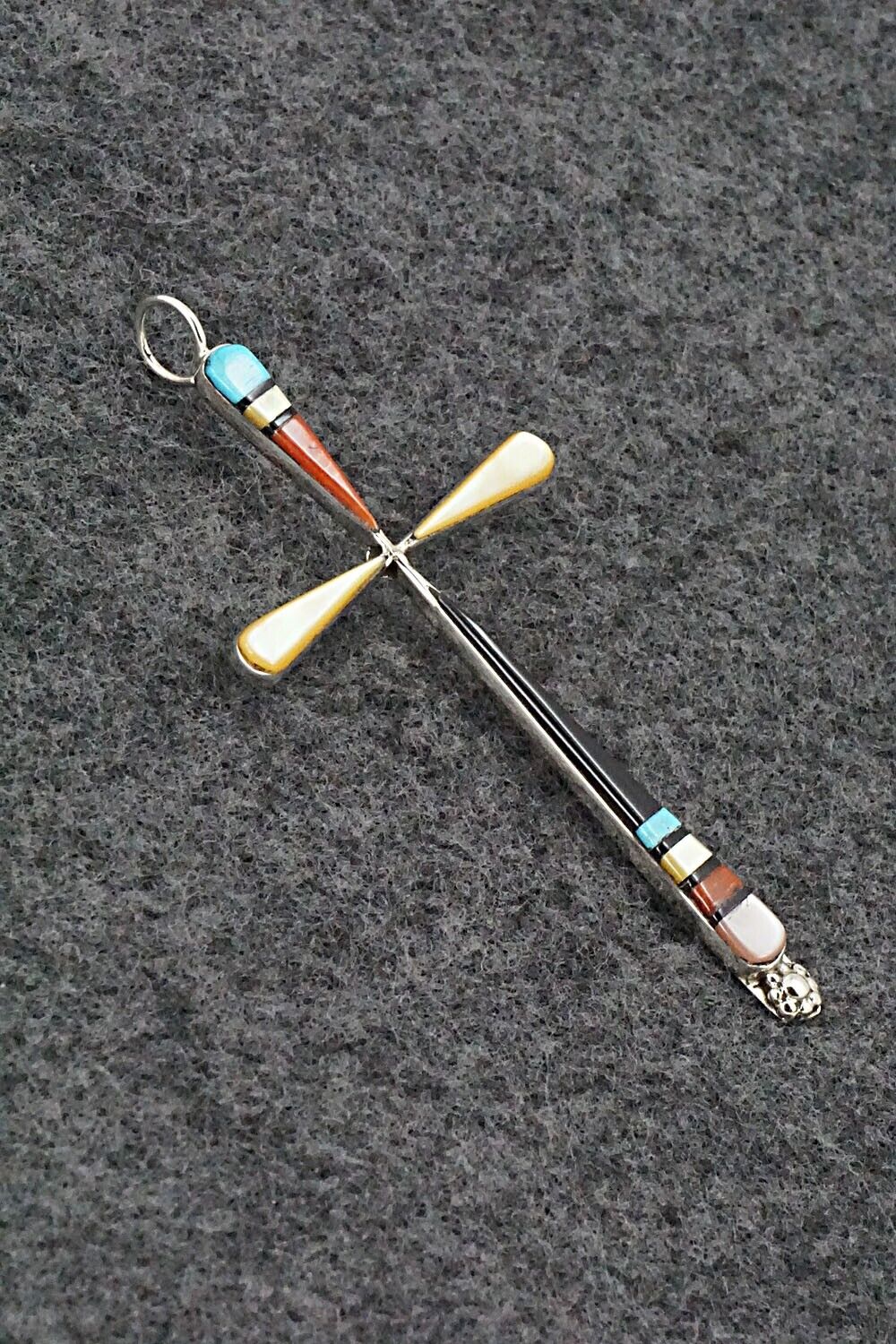 Multi-Stone & Sterling Silver Pendant - Sylvester Noche