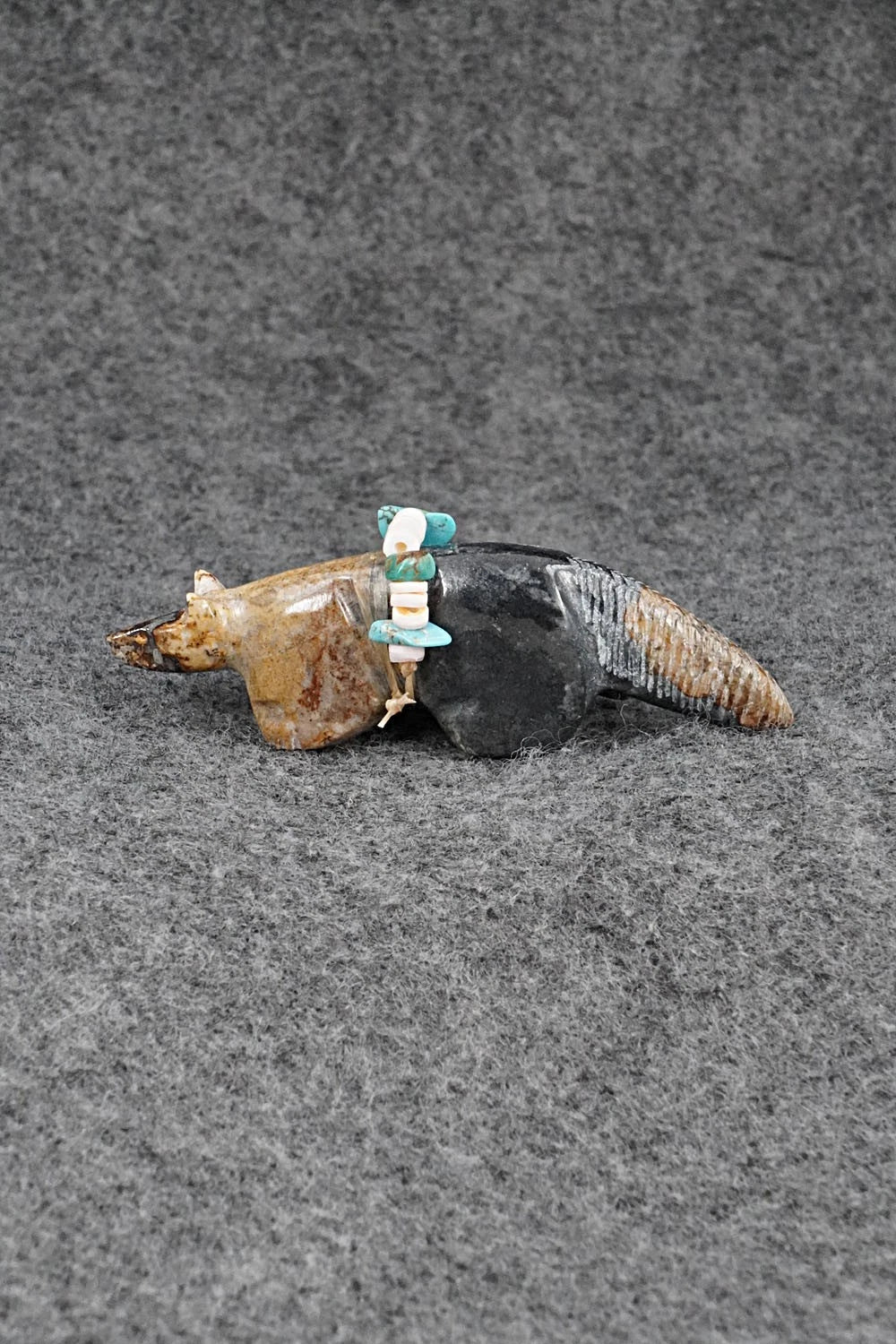 Wolf Zuni Fetish Carving - Daisy Rose Leonard