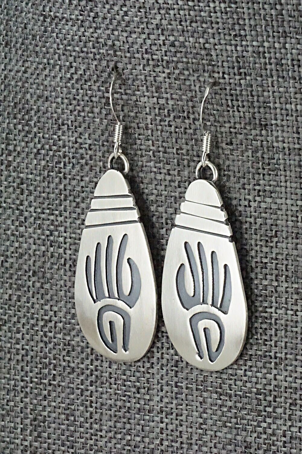 Sterling Silver Earrings - Charlie Yazzie