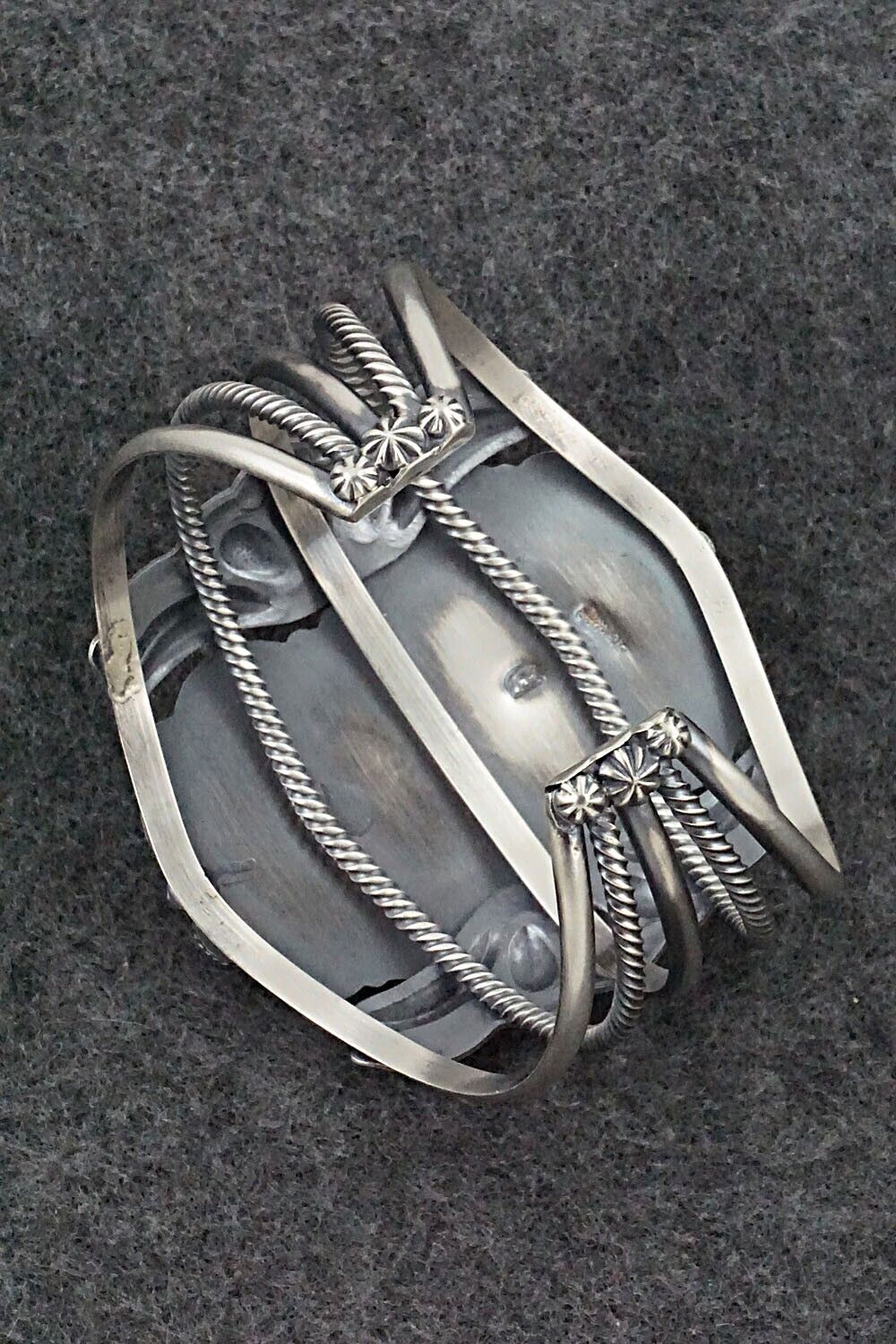 Turquoise & Sterling Silver Bracelet - Raymond Delgarito