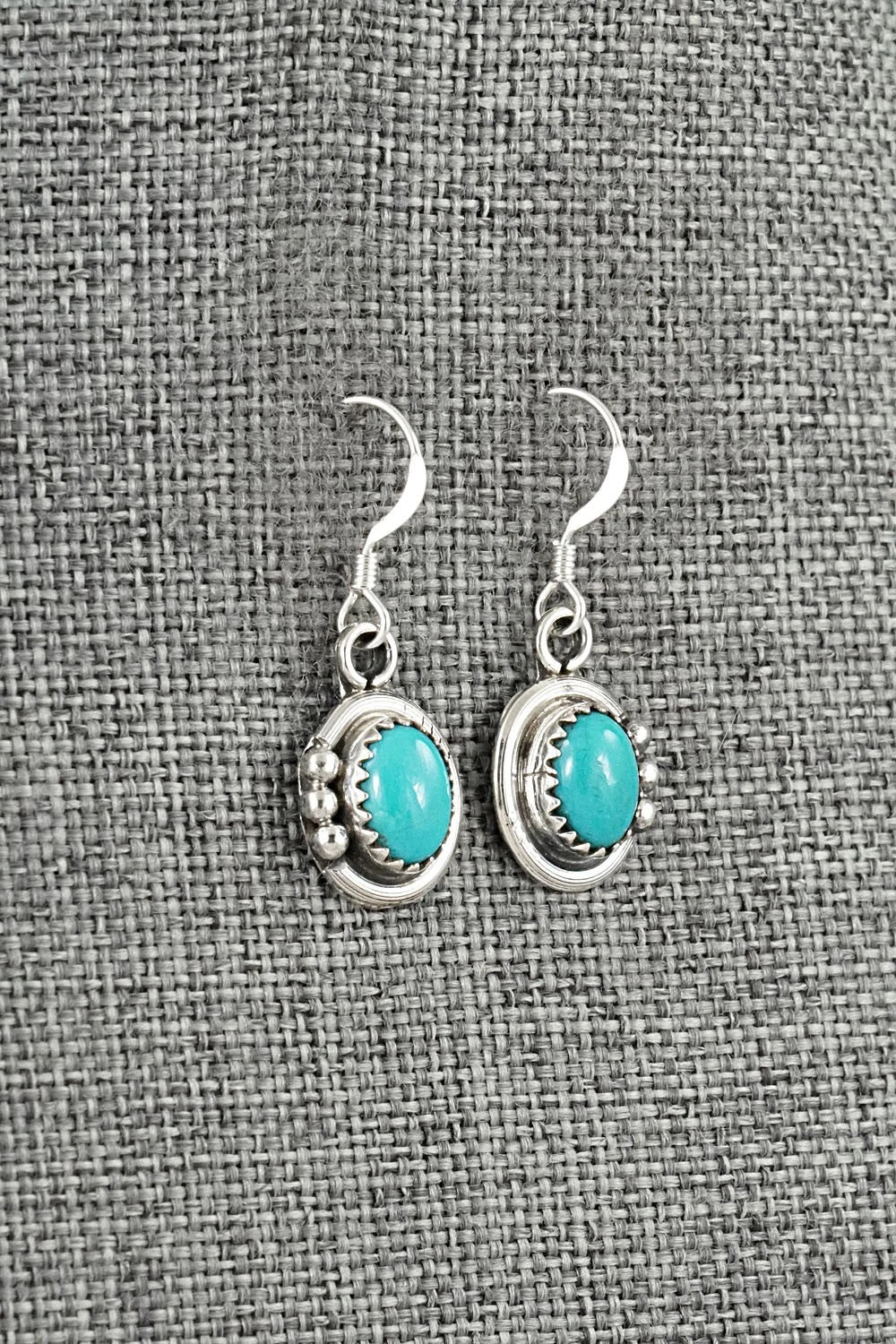 Turquoise & Sterling Silver Earrings - Rita Largo