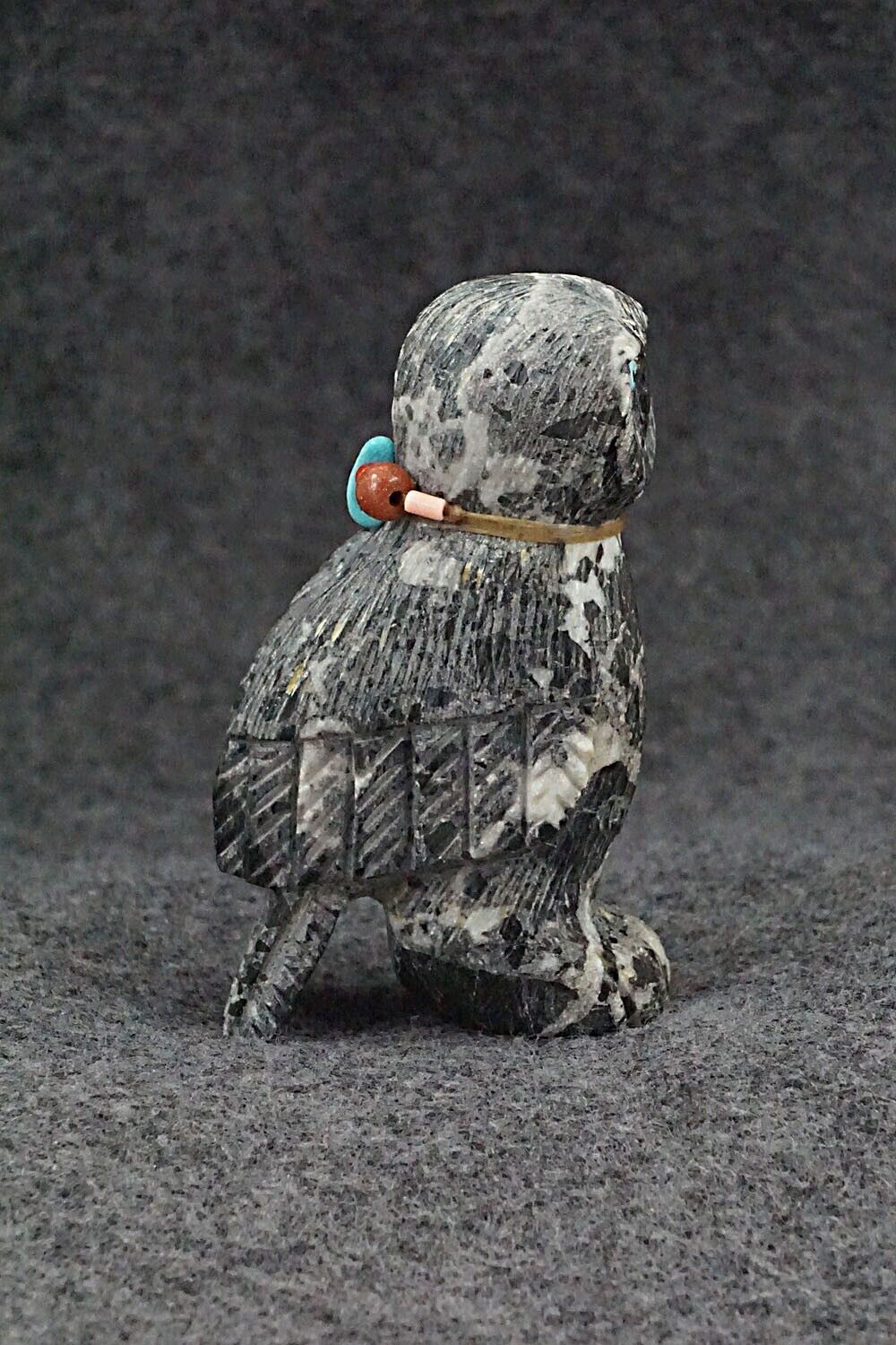 Owl Zuni Fetish Carving - Douglas Martza