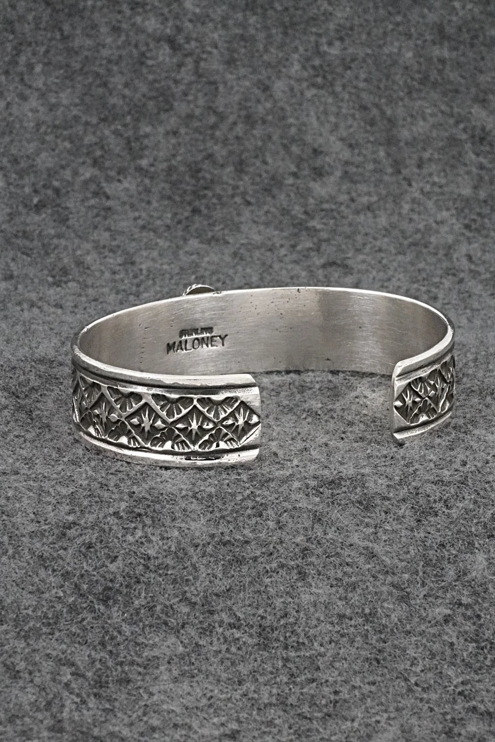 Turquoise & Sterling Silver Bracelet - Leonard Maloney