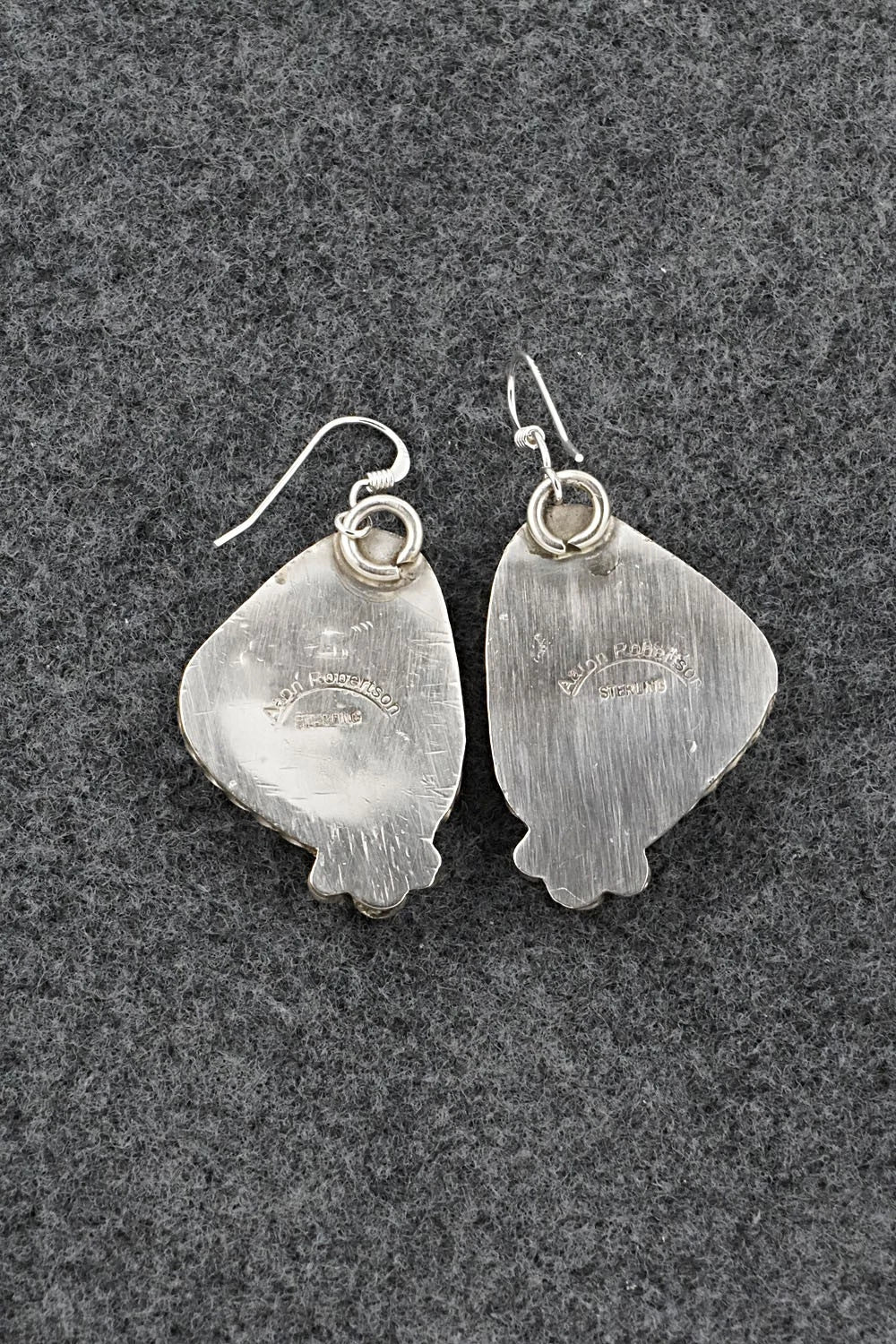 Turquoise & Sterling Silver Earrings - Aaron Robertson