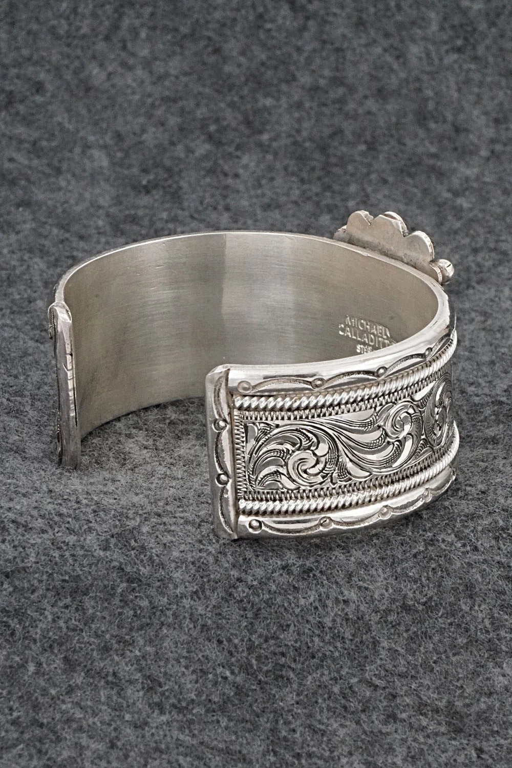Turquoise & Sterling Silver Bracelet - Michael Calladitto