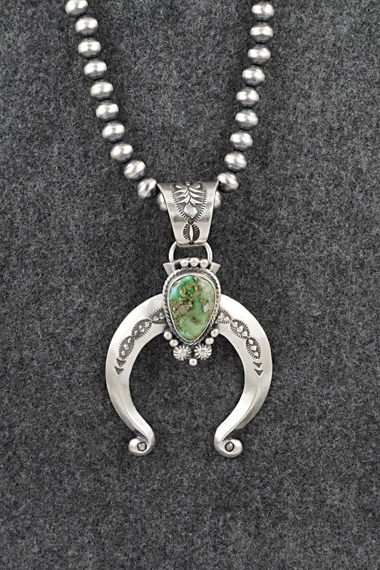 Turquoise & Sterling Silver Necklace - Samuel Yellowhair