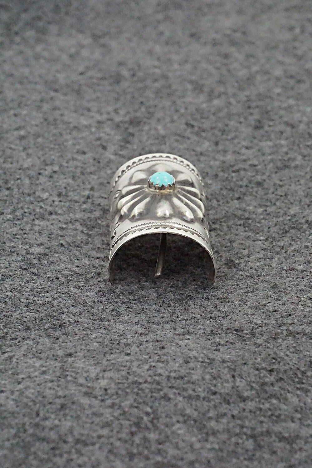 Turquoise & Sterling Silver Hair Pin - Arlene Soce
