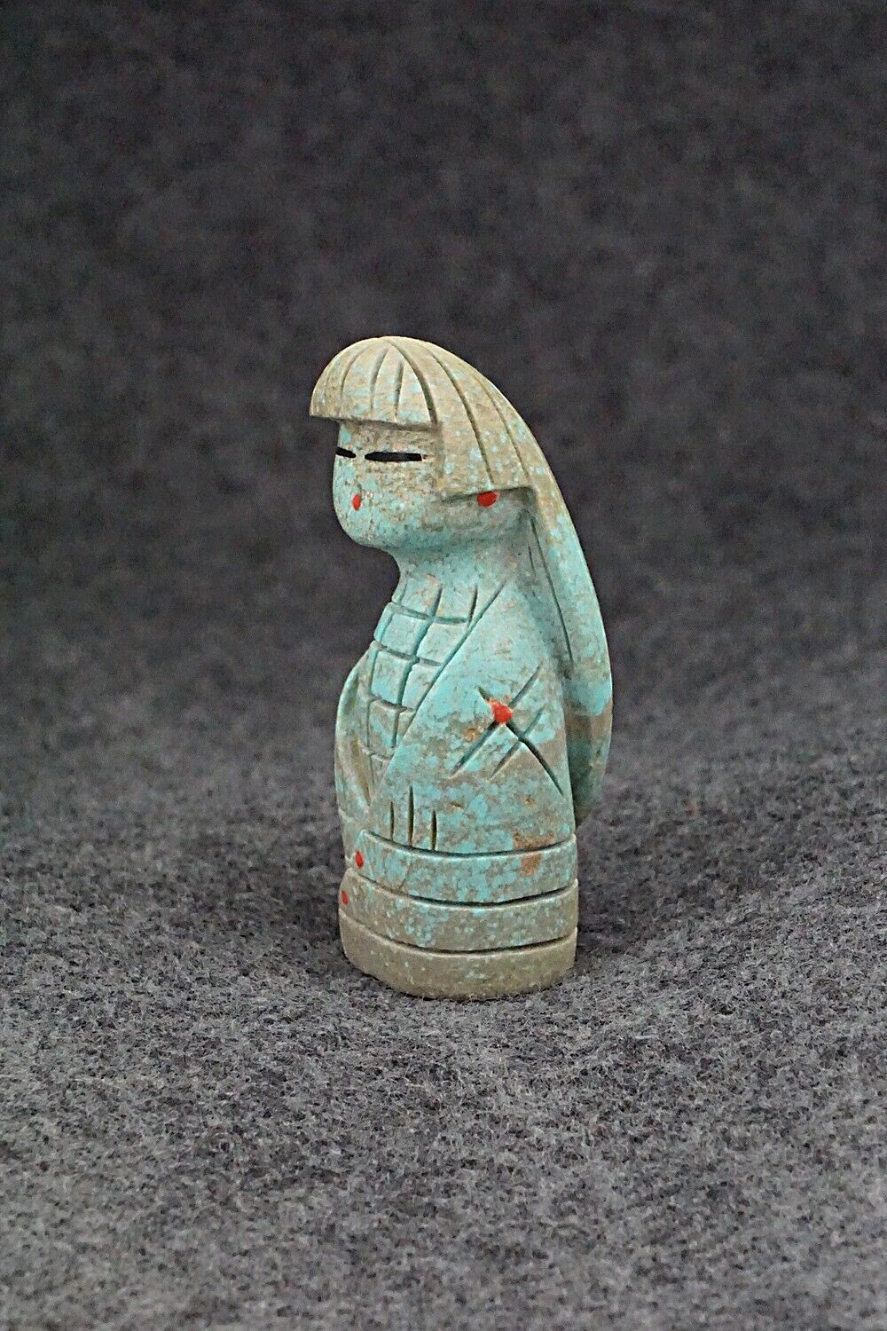 Corn Maiden Zuni Fetish Carving - Douglas Martza
