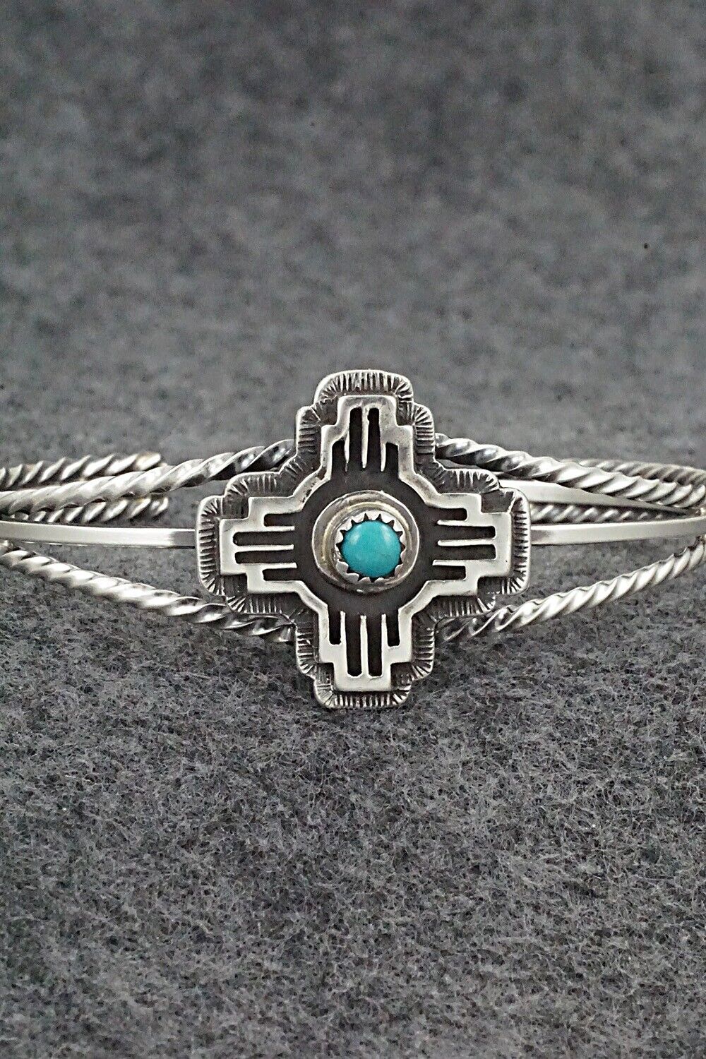 Turquoise & Sterling Silver Bracelet - Robertson Martinez