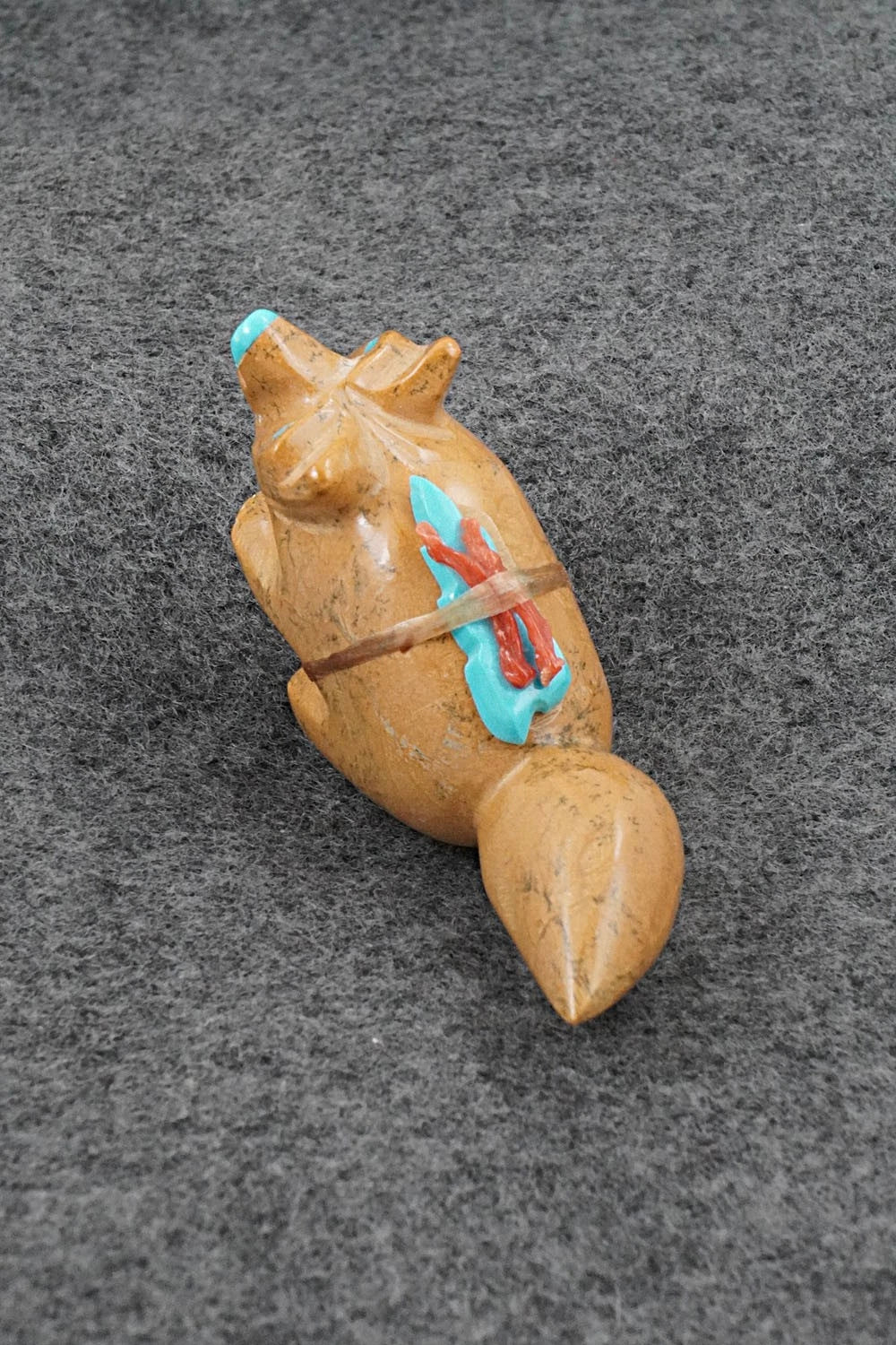 Fox Zuni Fetish Carving - Enrike Leekya