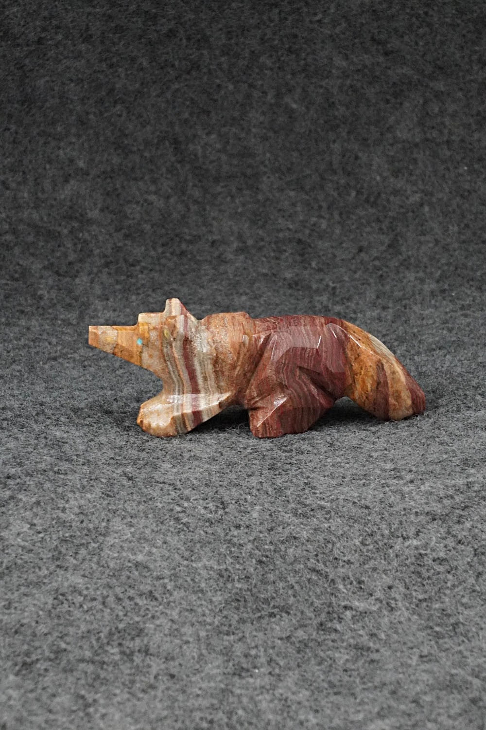 Wolf Zuni Fetish Carving - Tony Mackel