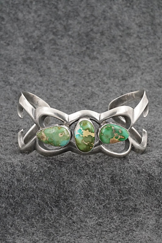 Turquoise & Sterling Silver Bracelet - Eugene Gruber