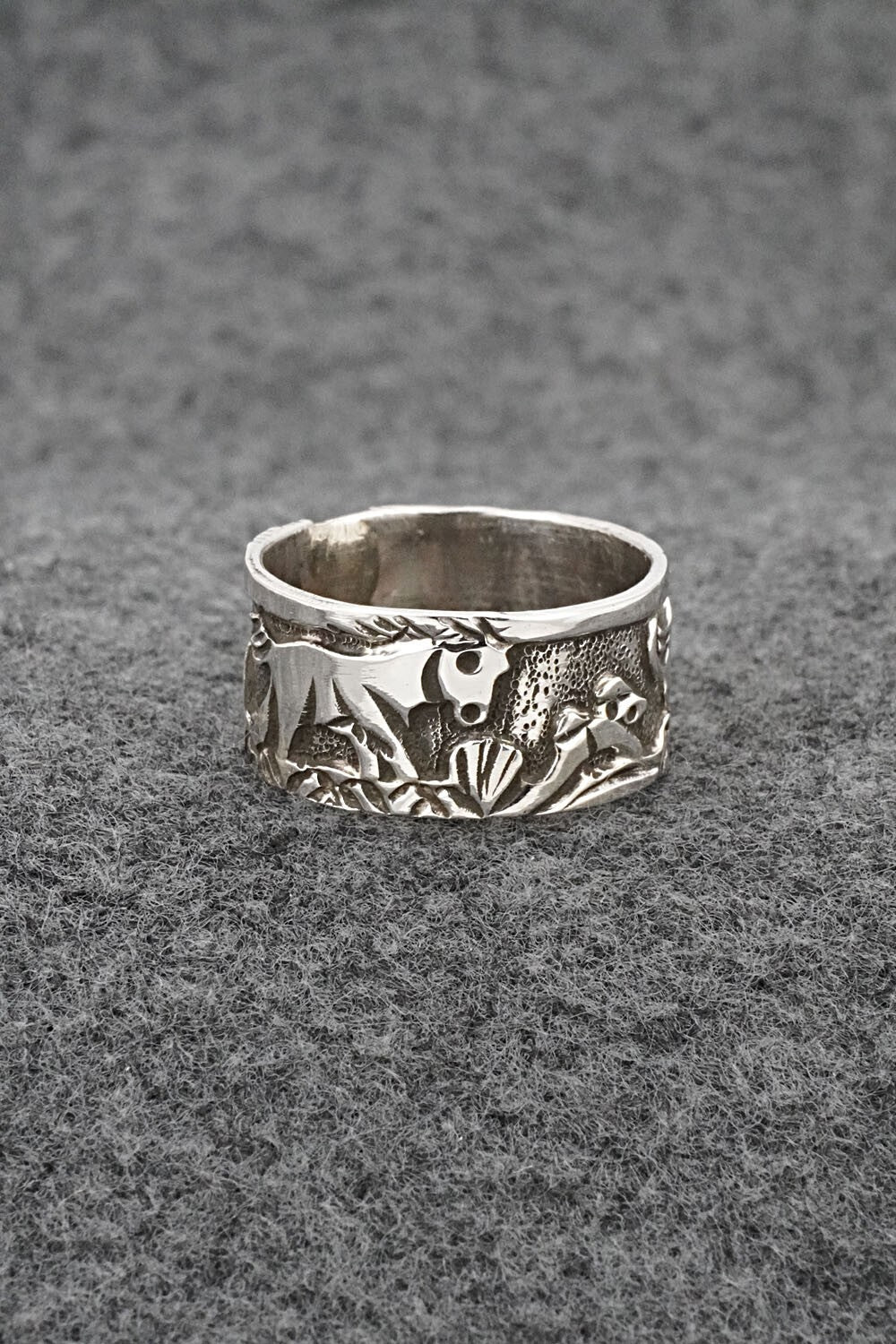 Sterling Silver Ring - Lloyd Becenti - Size 8.5
