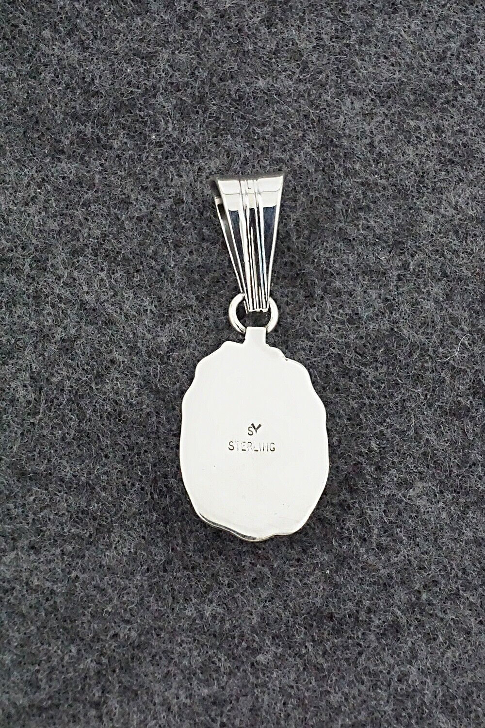 Turquoise & Sterling Silver Pendant - Samuel Yellowhair