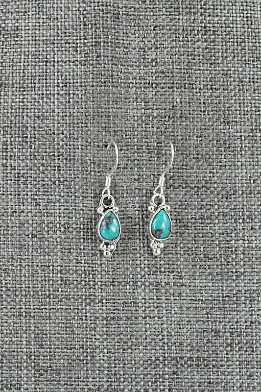Turquoise and Sterling Silver Earrings - Sharon McCarthy